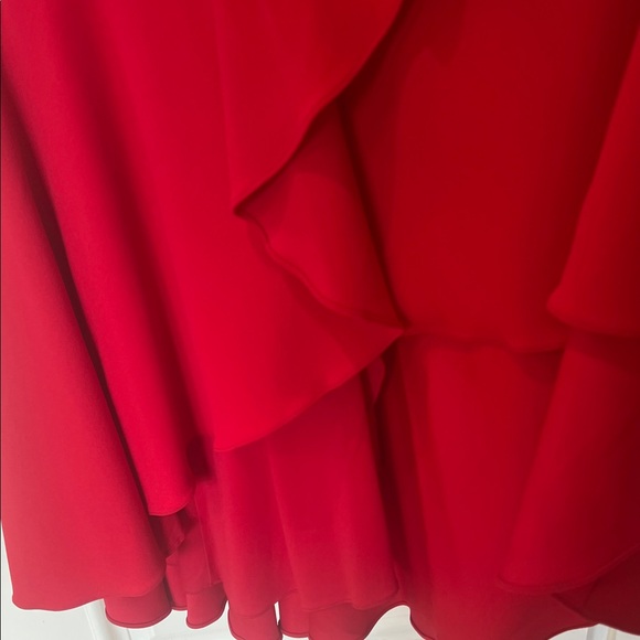 Adrianna Papell Vibrant Red Midi Dress - Picture 4 of 7